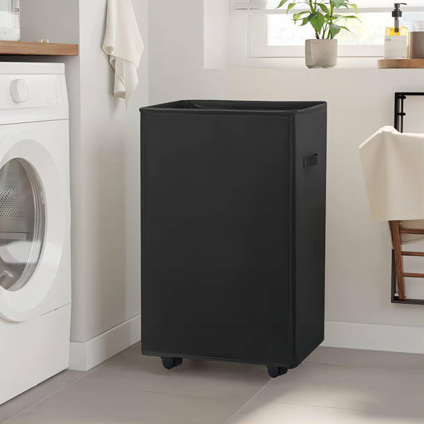 Rebrilliant Rolling Laundry Basket with Handles & Reviews Wayfair